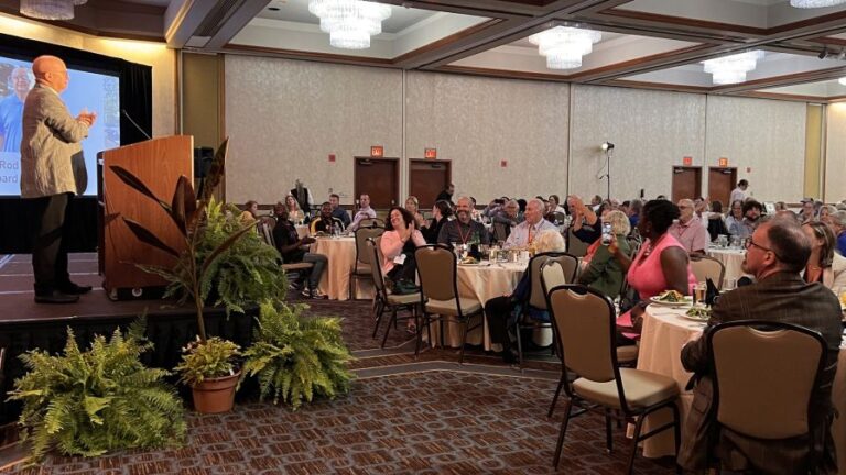 Presentations at the 2024 American in Bloom Symposium awards celebration