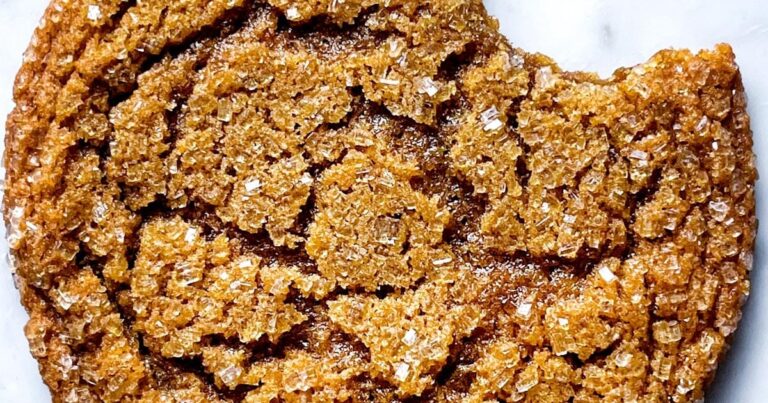 chewy ginger cookies foodiecrushcom