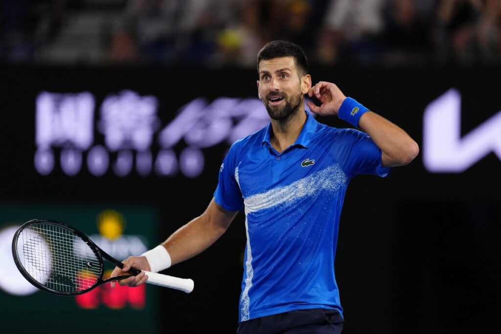 Novak Djokovic Carlos Alcaraz Australian Open scaled